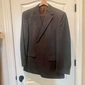 Men’s 42 R dark gray suit, pants 36x32